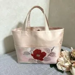 ハンドメイド帯リメイク1点ものお洒落なトートバッグ