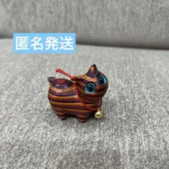 大阪万博 EXPO 2025 コモンズD スーダン 訳あり品 木彫り 猫の置き物