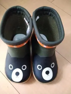 DOUBLE クマ顔レインブーツ
