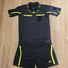 値下げします。 adidas 審判用ユニフォーム 黒/黄