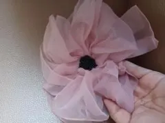 ピンク フラワーコサージュ 2WAY ヘアクリップ ブローチ 結婚式 入学式