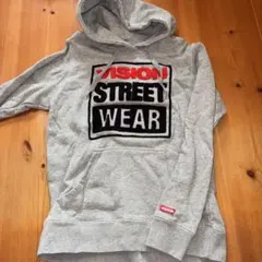 VISION STREET WEAR グレー パーカー