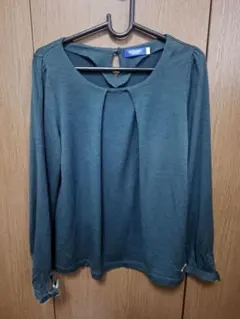 BLUE LABEL CRESTBRIDGE 長袖トップス 38 ダークグリーン