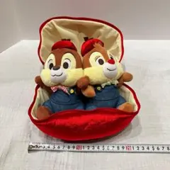 ディズニー ストア　チップ ＆ デール　ぬいぐるみ　リンゴ ハウス ベレー帽のサムネイル