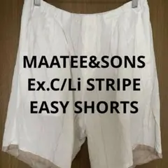 MAATEE&SONS Ex.C/Li STRIPE EASY SHORTS 2