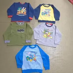 ポケモン長袖トレーナー5点セット 120cm
