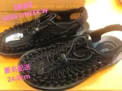 【新品】KEEN UNEEK W ウィメンズ　24.0 ブラック
