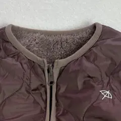 Arnold Palmerブラウン キルティング中綿リバーシブルコート130cm