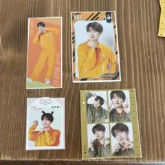 向井康二 推しお守り 推しおり ハッピー4カット アイドルPOWERカードセット