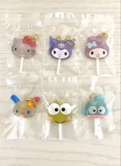 サンリオキャラクターズ カラフルキャンディチャーム＊全6種コンプリート