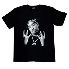 半袖T 2PAC Tシャツ XL黒 メンズ ミュージック ヒップホップ