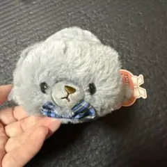 TAITO限定 ふぁふぁ くまさん ヘアバンスクリップ グレー