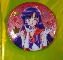 セーラームーンストア限定オーロララメ缶バッジC☆KISS ver.セーラーマーズ
