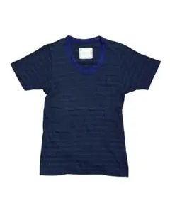 SACAI サカイ 衿切り替えボーダーTシャツ サイズ1