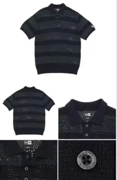 NEW ERA GOLF ポロシャツ ブラック Lサイズのサムネイル