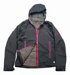 マムート　MAMMUT 　マウンテンパーカー　M 黒　アウトドア　フード