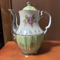 Glory NAGOYA ティーポット 薔薇柄 陶器