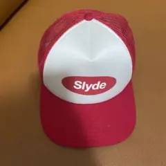 Slyde 赤白チェックキャップ フリーサイズ