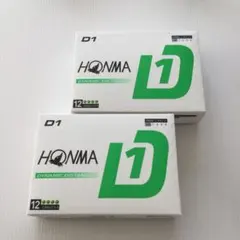 本間ゴルフ　ホンマ　HONMA D1 　ゴルフボール　2ダース グリーンのサムネイル