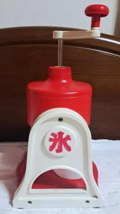 かき氷機 昭和レトロ 昭和40年代 アイスミッキー レッド - メルカリ