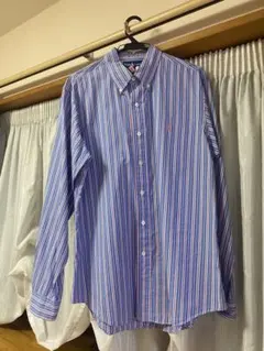 Ralph Lauren ストライプ 長袖シャツ ボタンダウン 古着