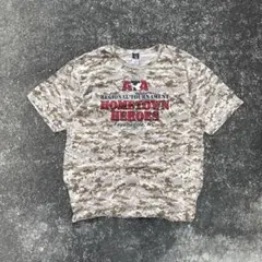 y2k 00s vintage ミリタリー半袖Tシャツ短丈ヴィンテージアーカイブ