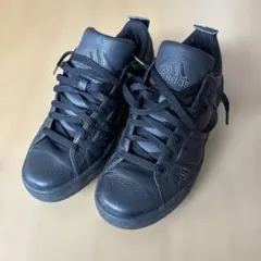 adidas ブラック レザー ゴルフシューズ　25.5㎝