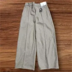 ブラッシュドジャージーワイドパンツ スウェット素材