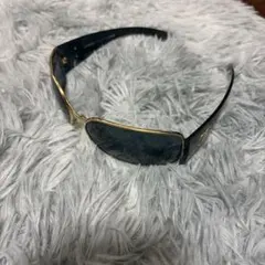 d*7様 CHANEL シールドサングラス ゴールドロゴ - メルカリ