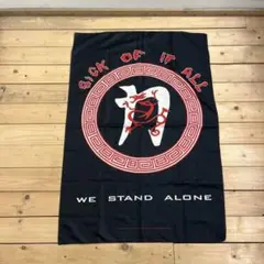 90s当時物◾️SICK OF IT ALL フラッグ バナー 旗 NYハードコア