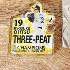 ソフトバンクホークス 大津亮介選手 ころっとアクリルミニフィギュア