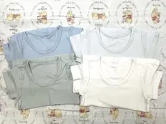 【95㎝】西松屋 半袖 インナー 4枚セット 肌着 まとめ売り 綿100%