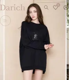 美品！ダーリッチ Darich うさぎ DLapinプルオーバー　スウェット