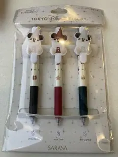 リルリンリン　ボールペン　３本セット　ディズニークリスマス　2025