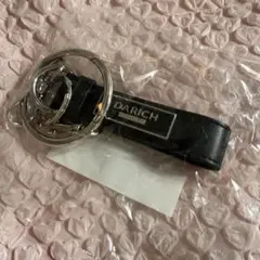 ダーリッチ ノベルティ ロゴ チャーム レザー キーホルダー