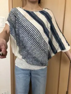 【美品】ザファースト 2way トップス カットソー サマーニット チュニックのサムネイル