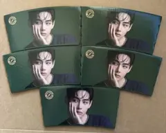 BTS テテ　コンポーズコーヒー カップホルダー　5枚　新作　冬　緑