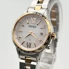 SEIKO ルキア 電波ソーラー 1B35-0AB0 レディース腕時計 箱付き
