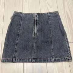 H&M ミニスカート　デニム　紫のサムネイル