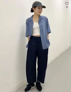 GUバレルアンクルパンツ Mサイズ