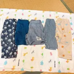 ベビー　短パン　7分丈　5枚セット　70 80 90 95