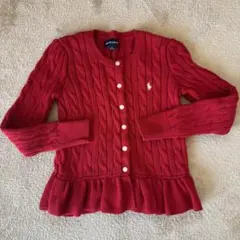 ラルフローレン キッズ コットンカーディガン 120 ガールズ