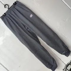 Lサイズメンズ裏ボア暖かスウェットパンツ　チャコールグレー