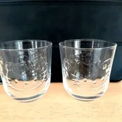未使用 サンリオ ハローキティ レリーフグラス 2個 ペア箱なし