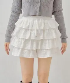 Chicoレースティアードショートパンツ　タグ付き
