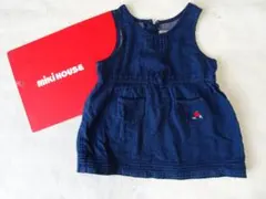 【美品♪記名無し】ミキハウス　ワンピース　９０サイズ　綿100％ チュニック