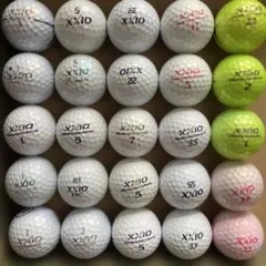 素人が集めたゴルフロストボール25球XXIO
