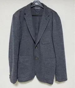 【Tommy Hilfiger】テーラードジャケット 46 紺色＋グレーのサムネイル