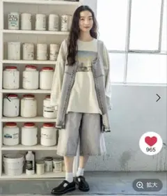 ※発送停止　nico and…2WAY DENIM DRESS M