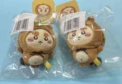 ちいかわ　たぬきだもんくじ　C賞:マスコット（シーサー）2点セット①
